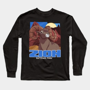 Zion National Park Bighorn Sheep Long Sleeve T-Shirt